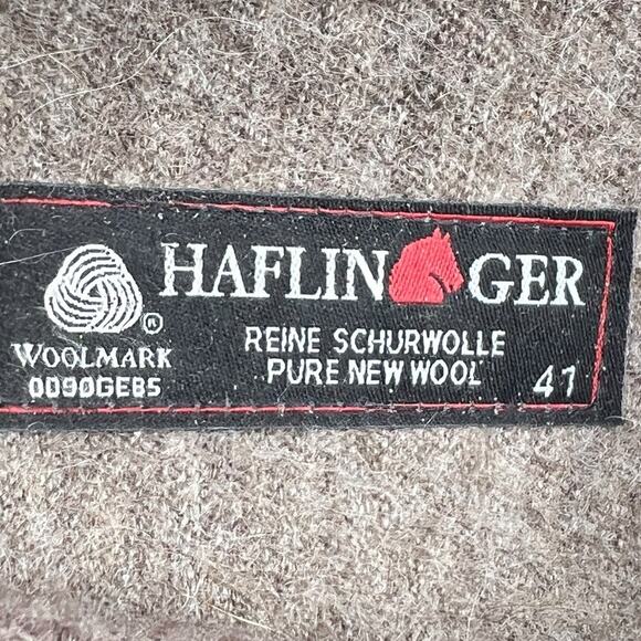 Haflinger Women’s Brown Wool Doggy Dog Mule Slippers Size 41 US 10 - Picture 10 of 11